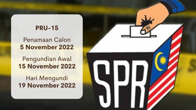Tarikh PRU15: Hari Mengundi Sabtu, 19 November 2022 | IKRAM