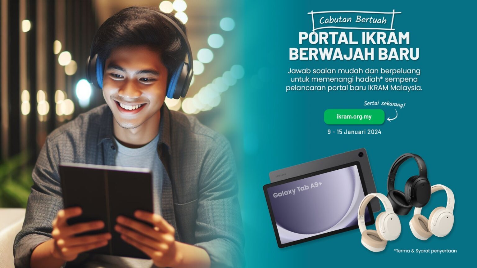 Ikram Invaster Cabutan Bertuah Kempen Pelancaran Portal IKRAM Baharu