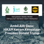 Ambil Alih Gaza: HIKAM Kecam Kenyataan Presiden Donald Trump