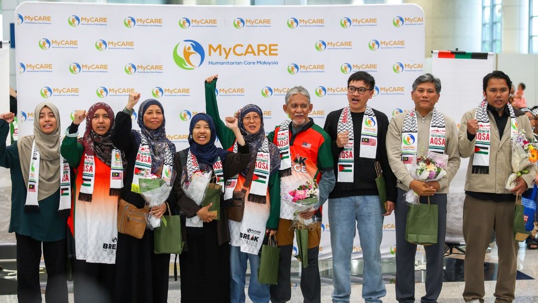 9 Aktivis Misi FFC ke Gaza, Selamat Tiba di Malaysia | IKRAM