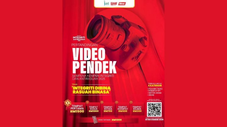 Pertandingan Video Pendek Integriti & Antirasuah Kembali!